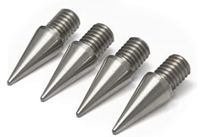 PrecisionGeek - Kolce Głośnikowe M4 x 7mm L- 20mm, Stal Nierdzewna (4 sztuki)