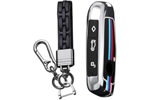 KUNIO Etui na kluczyki pasuje do BMW X7 G07 2023 740Li Energy seria 7 Ix XM I7 X7 2023 etui ochronne metalowa obudowa na kluczyki samochodowe, etui na klucze, breloczek do kluczy, kolor srebrny
