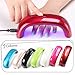 Perfect Summer Portable 9W Mini Gel Polish Dryer Gel Gel Polish Fast Curing LED Light Lamp Manicure Machine Black