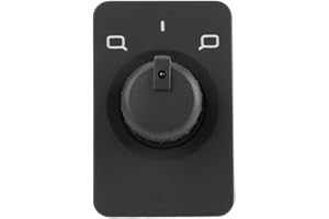 REMINNBOR Botón de la Perilla de Control del Interruptor del Espejo Lateral del Interruptor del Espejo Retrovisor Perilla Espejo Retrovisor Ajuste para A3 8L1 A6 4B C5 1997-2004 4B0959565A