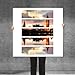 Furniture Decal for IKEA Malm Dresser 80c123cm with Design: London 1. mit Motiv
