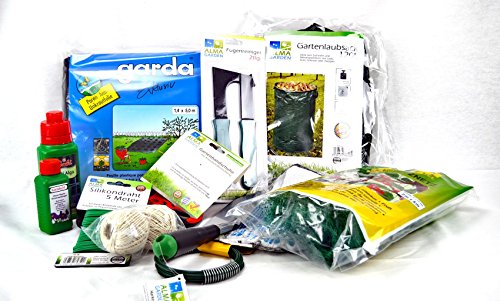 Preisvergleich Produktbild Garten Zubehör Set 14 teilig, Werkzeuge, Handschuhe, Zubehör,Dünger, Gartenarbeit