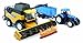 Produktbild New Ray - 05763 - Fahrzeug Miniatur - Coffret New Holland Mähdrescher + Traktor und seine Anhänger