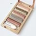 Fortan 5 Color Glitter Eyeshadow Makeup Eye Shadow Palette 6#
