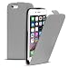 Produktbild iPhone 6s Plus, 6 Plus PU Leder Hülle, Conie Mobile FlipCase, Klapptasche Handytasche Schutzülle Premium Fliptasche in Silber