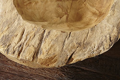 Exklusive Teak Holz Schale 30cm NATURE ROOT massives Wurzelholz natur - 3