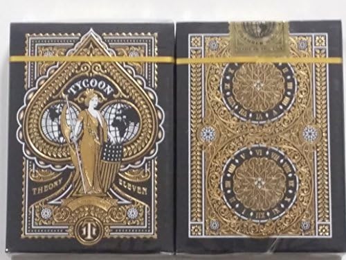 Tycoon Playing Cards (Black) by theory11