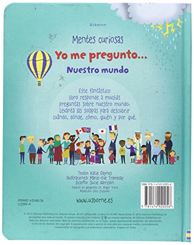 Livres Couvertures de YO ME PREGUNTO NUESTRO MUNDO