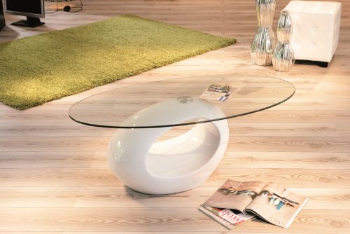 Preisvergleich Produktbild Couchtisch - Pucci - weiß