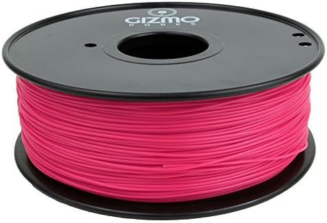 Gizmo Dorks 3mm ABS Filament 1kg for 3D Printers, Fluorescent Hot Pink
