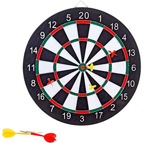 GLOBO- Cm 43 Juego de Dart Set con 6 flechascm 11 (36731), (1)