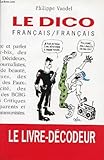 Le dico francais/francais