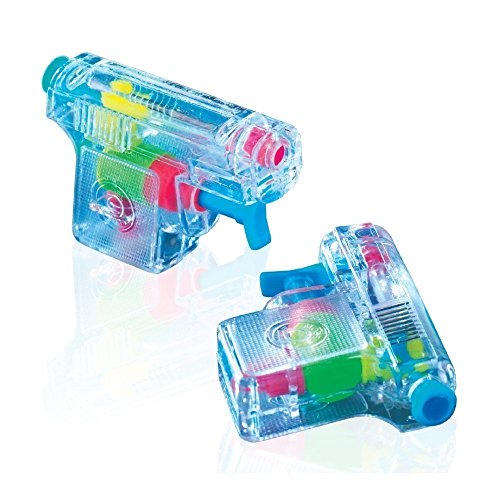 4 Stück MITGEBSEL - MINI WASSERPISTOLE - 7 x 4,5 cm, sortiert