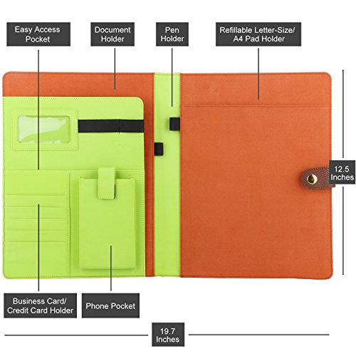Carpeta Cornmi portapapeles de negocios de piel sint tica tama o A4 carpeta con bloc de notas organizador multifunci n color negro reviews Carpeta Cornmi portapapeles de negocios de piel sint tica tama o A4 carpeta con bloc de notas organizador multifunci n color negro