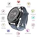 Produktbild Leegoal Bluetooth Smartwatch, Fitness Tracker Uhr mit Pulsmesser, IP68 Wasserdichte Long Standby Sport Smart Watch mit Kalorien Schrittzähler Schlaf-Monitor für Android IOS Smartphone, Männer Frauen