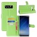 Produktbild Samsung Galaxy Note 8 Hülle LifeePro [Anti-Scratch] Stoßfest Drop Protection Litchi Grain PU Leder Brieftasche Stand Flip Folio Abdeckung mit Kartensteckplätze und Magnetverschluss für Samsung Galaxy Note 8 Grün