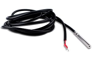 Innfeeltech 1 Sonda Digital Térmica Resistente al Agua 1202 PT100, 2M