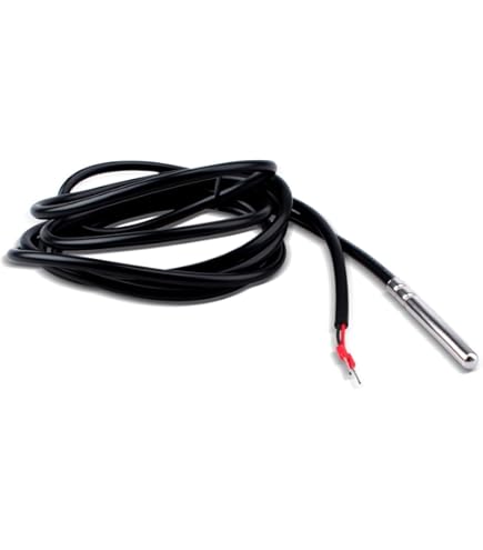 PATIKIL 5K NTC-temperatuursensor, 39 inch 1% 3950 waterdichte koperen