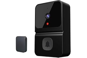 FEEGOW para Timbre de puerta inteligente con WiFi, timbre de puerta inalámbrico con timbre, timbre de cámara de seguridad