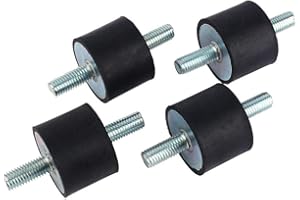 ‎KEENSO Keenso 4 Stück M10 40 x 30 Isolator aus Gummi, Anti-Vibration, Doppelgewinde mit Schrauben