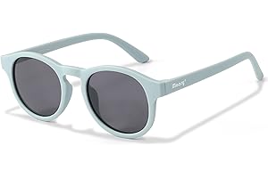Maesy Gafas de sol para niños de 6 a 12 años - Protección polarizada UV400 - Marco flexible y flexible - Gafas de sol seguras y cómodas para niños - Novi