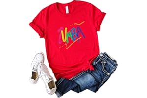 KEEPHEN Zumba T-Shirt für Frauen bedrucktes kurzärmeliges lässiges Oberteil für 2023 Zumba Kurse Tanz Fitnesstraining