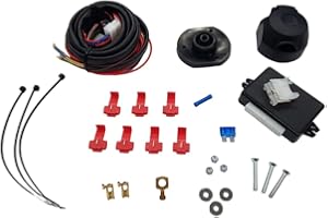 W WIELEN COMPONENTS WIELEN Kit Elettrico 13 Poli con CENTRALINA per Gancio Traino