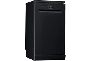 Hotpoint Aquarius Slimline Freestanding Dishwasher - Black