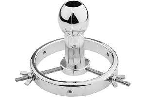 Peadxuno Extreme Anal Dilator Vaginal Anal Stretcher Hollow Spreader Butt Plug Speculum Justerbar sexleksaksrumpa Metall Anal Expander SM Sexleksaker för män kvinnor (hög version)