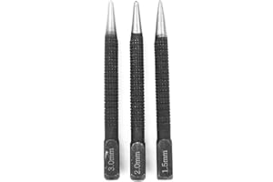 MARHYNCHUS 3 Stück Center Punch Holzmarkierungswerkzeug Markierung Punch Center Punch Kombinationsmarker für die Bohrpositionierung