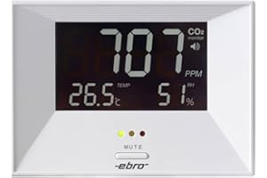 ebro RM 100 Kohlendioxid-Messgerät 0-3000ppm mit Thermometerfunktion