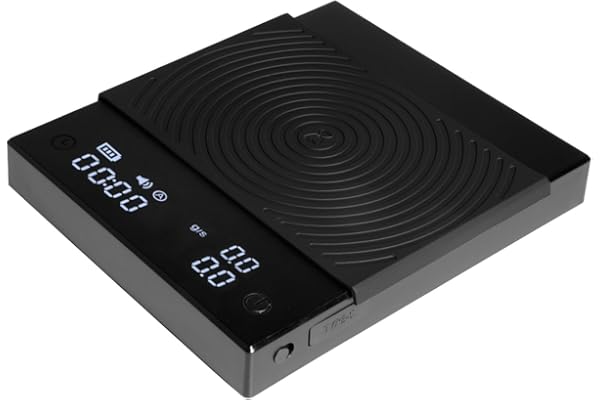 TIMEMORE Balance électronique Basic 2.0 avec débit d'eau et minuterie, commutation onces/kg, balance numérique cuisine/pâtisserie