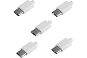 CHENYANG CY 5set DIY 24pin USB 3.1 Type C USB-C Male Plug Connector SMT Type with 3.5mm SR and Housing Cover