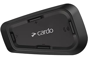 Cardo Spirit Motorcycle Bluetooth Communication Headset - Single Pack, Black