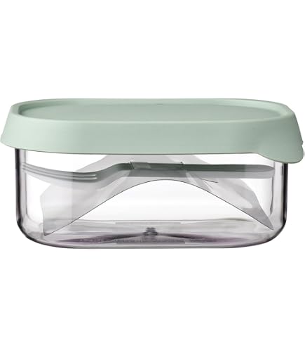 Mepal - Contenitore Per Frutta E Verdura Ellipse - Portapane Per Frutta E Verdura Ideale Per Chi E In Viaggio Contenitore Per Frutta Con Forchett 92958298
