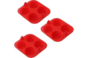 Litinliv Stampi per Muffin, 3 Pezzi Teglia da Muffin con Rivestimento Antiaderente, Riutilizzabili Stampo per Cupcakes per Friggitrice ad Aria, Teglia per Muffin Da Forno per Biscotti, Budini, Brownie