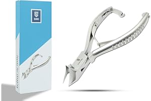 SMI Corta Uñas Pedicura Alicates Uñas Pies Alicates Cortaúñas, Podología Cortauñas Pies Profesional Para Uñas Gruesas o Encarnadas Acero Inoxidable con bloqueo para niños