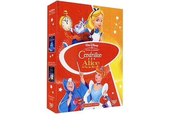 Cendrillon / Alice au pays des merveilles - Coffret 2 DVD