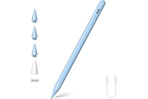 XIRON Stylet pour iPad (2018-2022), Charge Rapide, Fonction d'inclinaison, Reject de Paume, Stylus Pen Compatible avec Apple iPad 10/9/8/7/6 Gén, iPad Pro 11/12,9", Air 5/4/3, Mini 6/5