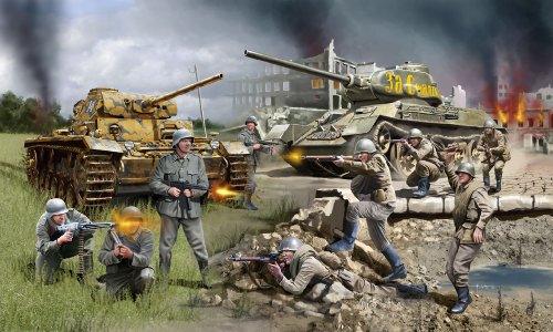 Revell 1:72 Scale Set Stalingrad Pzkpfw III and T-34