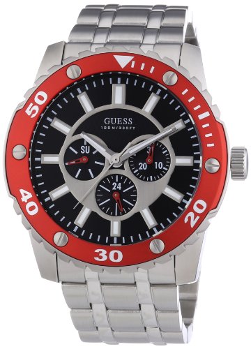 Guess Herren-Armbanduhr XL Mens Sport Multifunktion Analog Quarz W0179G1 Guess Herren-Armbanduhr XL Mens Sport Multifunktion Analog Quarz W0179G1