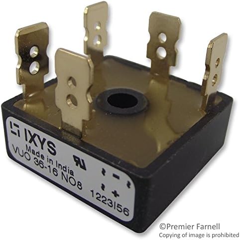 Diodes - Bridge Rectifiers - BRIDGE RECT 3 P 27A 1600V FO-B - VUO36-16NO8