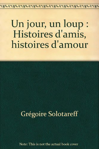 couverture de : Un jour, un loup
