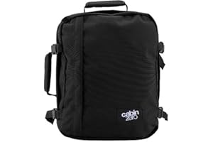 Cabinzero Uniseks CZ081201 Bagaż Ręczny, Czarny, 29,5x39x20