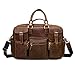 Produktbild Männer Tote Bag Vintage Crazy Horse Leder Reisetasche Schulter Messenger Große Kapazität Taschen,LightBrown-44 * 30 * 14cm