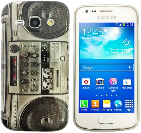 Gada Protective Case for Samsung Galaxy Ace 3 S7270 S7275 Silicone Thermoplastic Polyurethane/Stylish Cassette Recorder Design