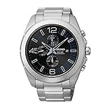 Seiko Herren-Armbanduhr Solar Chronograph Automatik Edelstahl SSC213P1