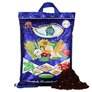 Kraft Seeds Vermicompost Organic Fertilizer and Manure for All Kinds of Plants, 4kg