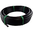 RACO Polyethylene Supply Line Pipe Roll Black, Use for Irrigation, Hydroponics, Growing - Water Distribution Tube (100 Meter) (20MM)