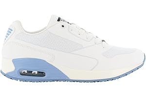 Oxypas Ela SCR, Sportschuhe, Arbeitsschuhe, Sneaker (ElaS4101lbl),White with Light Blue,41 EU